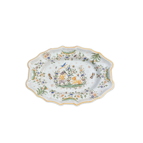 Grand plat service ovale en - grand,