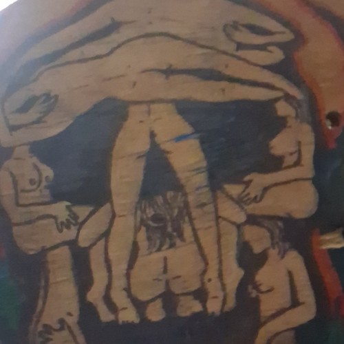 Skateboard art snapped - skateboard, art,