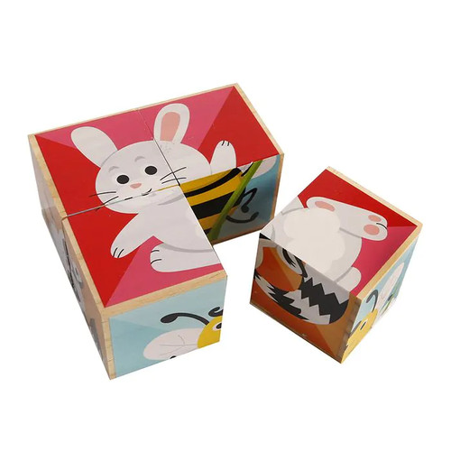 Puzzle blocs bois - en,