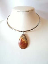 COLLIER TORQUE ET PENDENTIF EN
