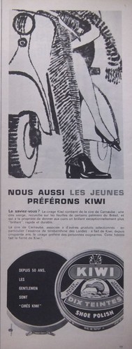 Publicité presse 1962 cirage - publicitÉ,