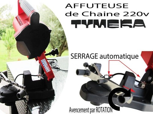 Affuteuse chaine - affuteuse, de