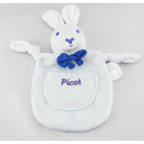 Doudou plat lapin bleu - , ciel