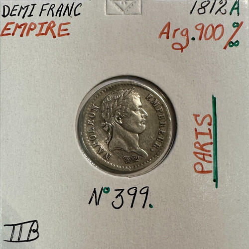 Demi franc empire 1812 - franc,