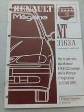 Rta Revue Manuel Technique Renault  Mégane Moteur F8q 622 Lucas Epic Injection 