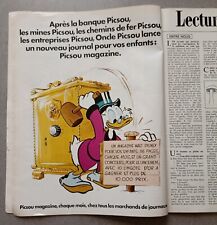 Pour collectionneur de Picsou magazine - publicité du n°1 de mars 1972