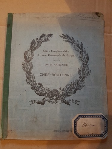 Scolaire ancien cahier ecole - scolaire,