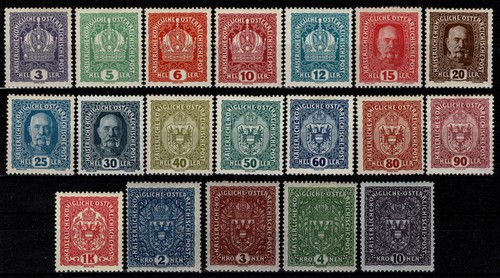 1916 1918 austria - 1916/1918, effigie