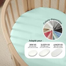 Stokke drap housse coton 59x76 mini 70x136 sleepi 70x165 junior V3 Oeko-Tex