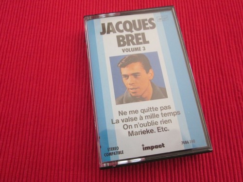 Cassette audio jacques brel - cassette,