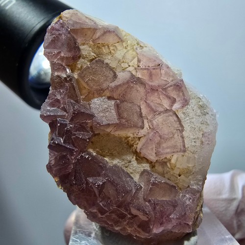 Rare cube fluorite fantôme - cube,