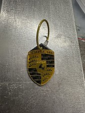 Porte Clé Porsche En Fibre De