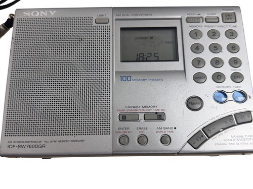 Sony icf sw7600gr radio - sony,