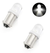 2x AMPOULE 12V T4W BA9S LED BLANC TABLEAU BORD COMPTEUR INTERIEUR VOITURE MOTO