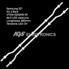 KIT 2 BARRES DE BANDE LED SAMSUNG TV V7DN-320SM0-R1 BN96-43703A CY-JM032AGHV1V