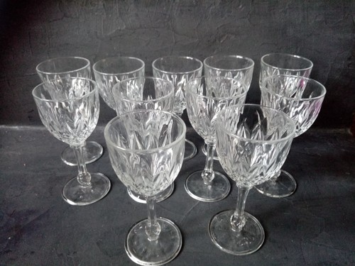 Lot verres cristal à - lot,