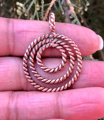 Médaillon pendentif cercle - 1,