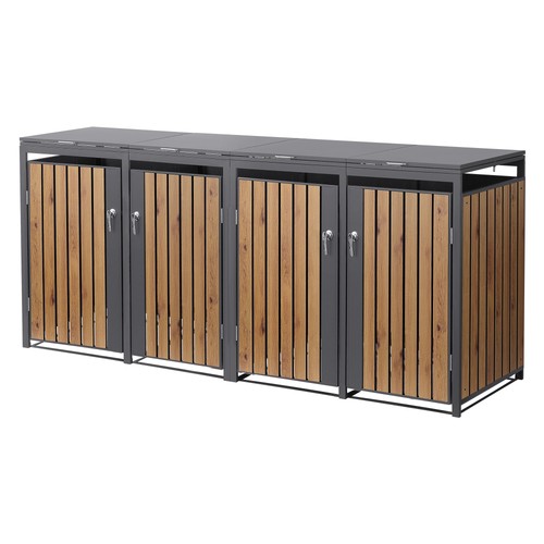 Set abri pour poubelles - set,