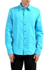 Versace Jeans Men's Blue Denim Long Sleeve Casual Shirt Size XS S M