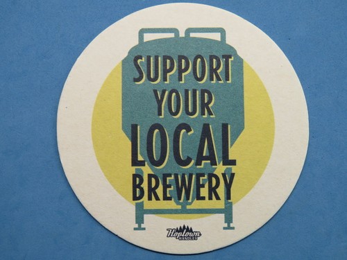 Beer coaster hoptown handles - hoptown,
