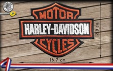 Patch Harley écusson Harley Davidson grand format thermocollants ou à coudre