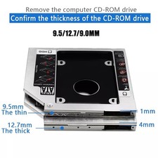 NEW HDD Universal CD/DVD Caddy SATA to SATA Hard Drive-Adapter For Laptop V5I5