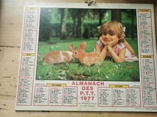 calendrier almanach des postes