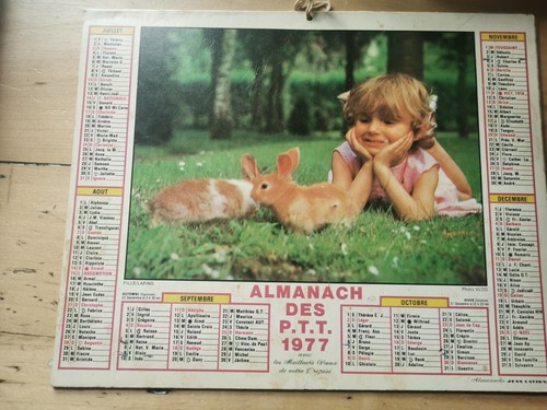 Calendrier almanach des - calendrier,