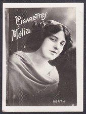 Femme Erotica Érotique Vintage Pin Up Photo 1910 Cigarettes Melia (1539)
