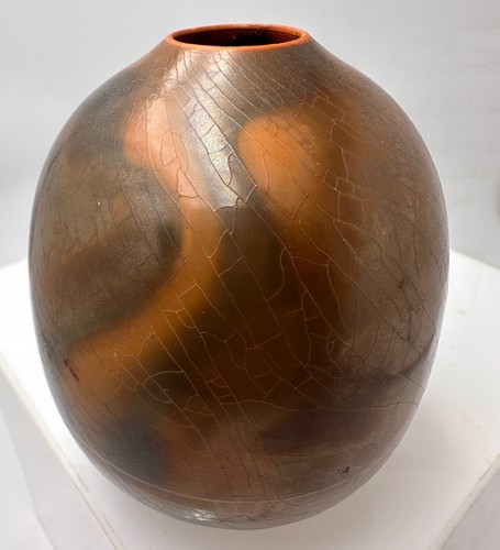 Vase boule terre sigillée - vase,