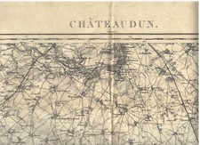 CHÂTEAUDUN Carte État-Major
