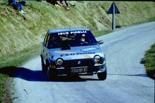 Diapositive Rallye JEANNE D'ARC 1983 - FIAT RITMO ABARTH 125 TC -