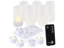 6 bougies chauffe-plat à LED