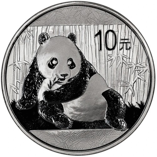 2015 chine argent panda oz - panda, 1