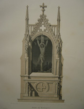 Lithographie Autel religieux à Königsee 1870 Altar