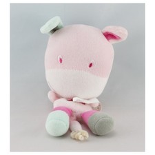 Doudou ane cheval rose bleu