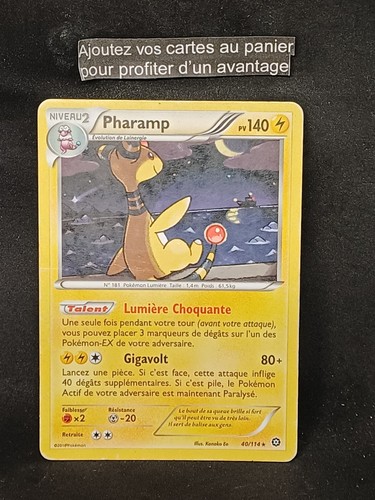 Carte pokemon pharamp 114 - carte,
