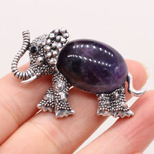 Broche Eléphant  Pierre