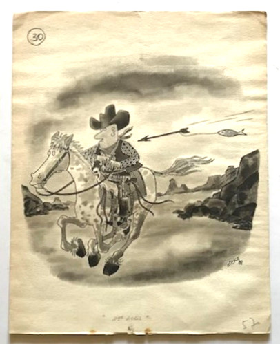Dessin original lavis - original,