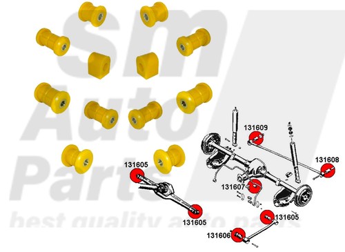 Kit silentblocs suspension - kit, de