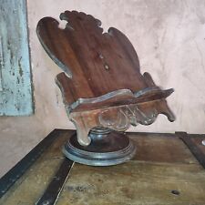 Lutrin d'autel d'eglise , chateau , chapelle Inscription AVE MARIA XVIII ? Bois 