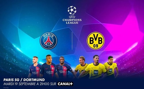 Places psg dortmund ligue - 2,
