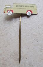 Badge Vintage Pins Truck Camion Publicité Brinkers Food Pays Bas ancien 1960