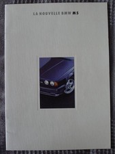 CATALOG BMW LA NOUVELLE M5 1/92