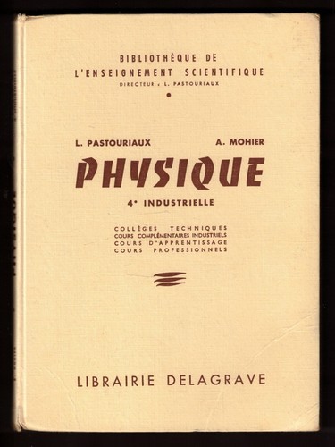 Physique 4ème industrielle - physique,
