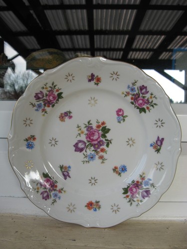 Assiettes porcelaine r - porcelaine,