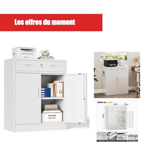 Armoire rangement métal - armoire,