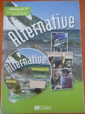 Livre scolaire Terminale ALTERNATIVE ALLEMAND Didier + CD apprentissage  C. NEUF