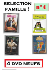 4 DVD NEUFS pour la FAMILLE ♦ 1 GARS 1 FILLE du CANADA, BEN AFFLECK, WAR DOGS