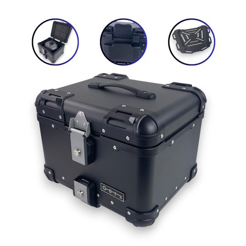 Valise aluminium pro3 ronde - aluminium,